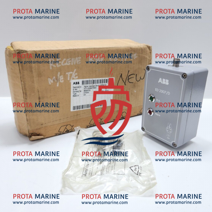 ABB ED 2007/D Signal Message Device 659723 – Marine Alarm Control Panel