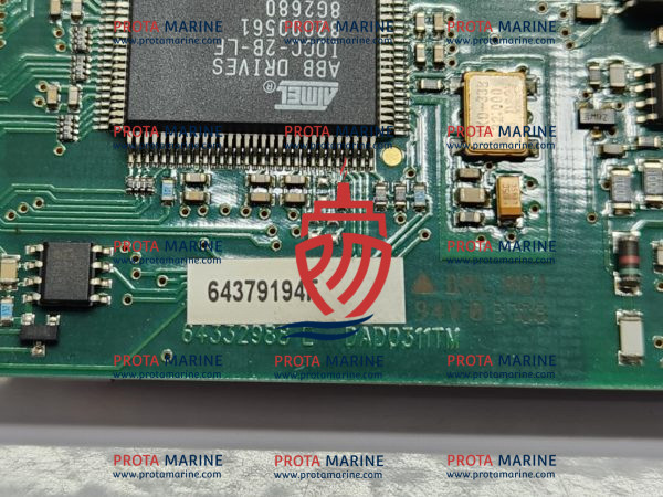 ABB DAD0311TM PCB Card 64332988 E | Marine Automation Control Board - Image 3