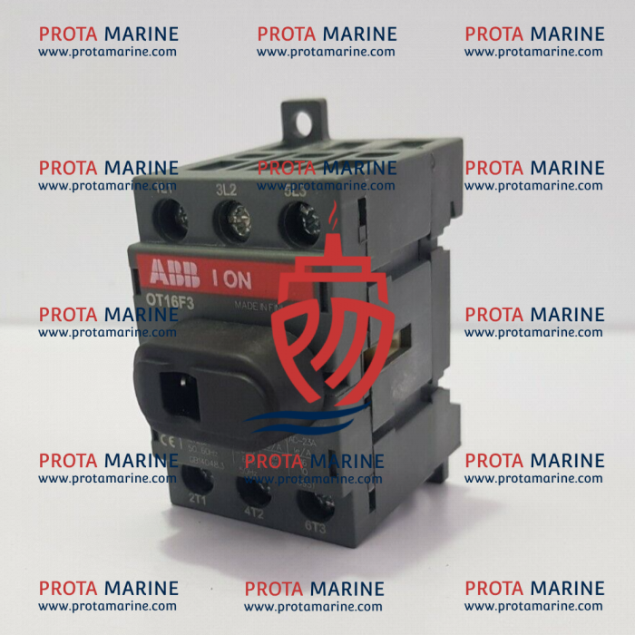 ABB OT16F3 Switch-Disconnector 16A 3-Pole Isolator for Marine Electrical Systems