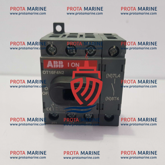 ABB OT16F4N2 Switch-Disconnector 16A 4-Pole Isolator Switch | Marine Spares