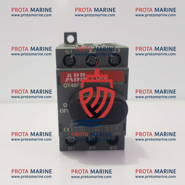 ABB OT40F3 Switch Disconnector 3P 40A 600VAC Marine Electrical Supply