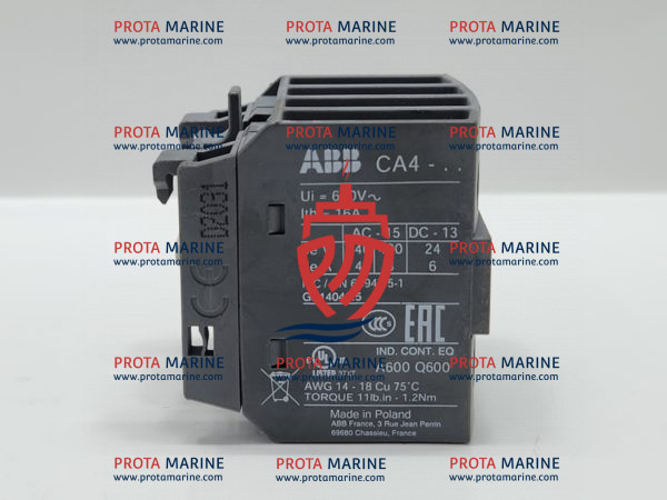 ABB CA4-22E Auxiliary Contact Block 1SBN010140R1022 | Marine Control Panels - Image 4
