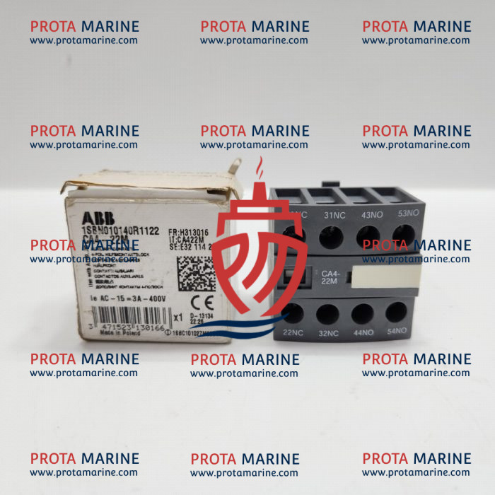 ABB CA4-22M Auxiliary Contact Block for Marine Control Systems