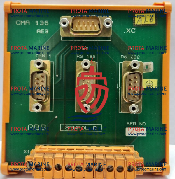 ABB Synpol D CMA 136 PCB Module – Marine Automation Control Board - Image 2