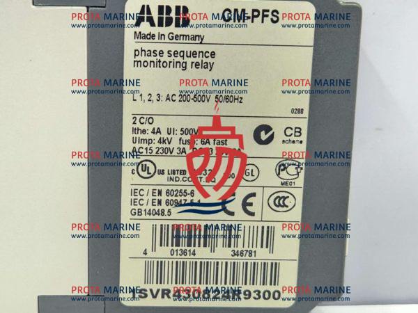 ABB CM-PFS Phase Sequence Monitoring Relay | 1SVR430824R9300 - Image 3