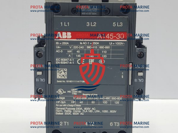 ABB A145-30-22 Contactor (A145-30-22-85) | Heavy-Duty Marine Power Switching - Image 3