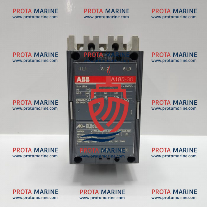 ABB A185-30 Contactor 275A for Marine Motor Control and Power Distribution