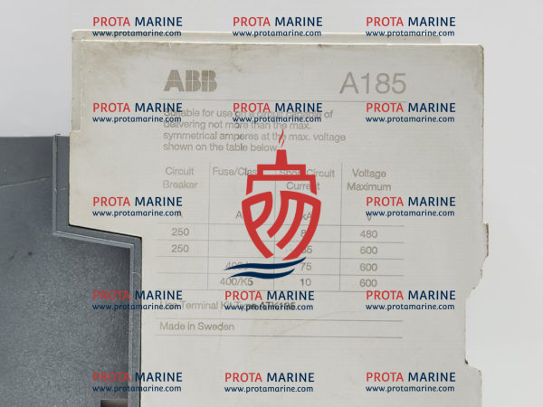 ABB A185-30 Contactor 275A for Marine Motor Control and Power Distribution - Image 4