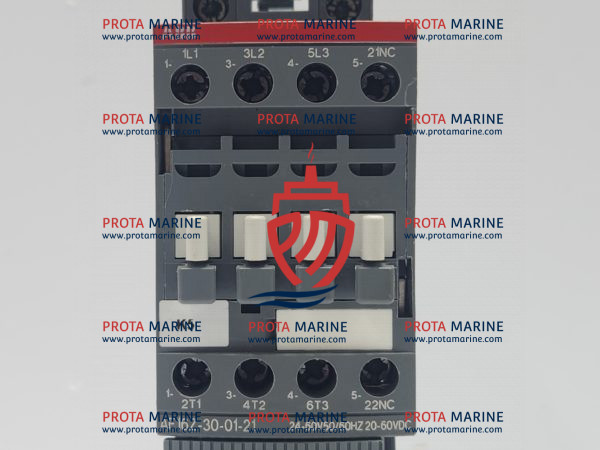ABB AF16Z-30-01-21 Contactor with EF19-6.3 Electronic Overload Relay - Image 2