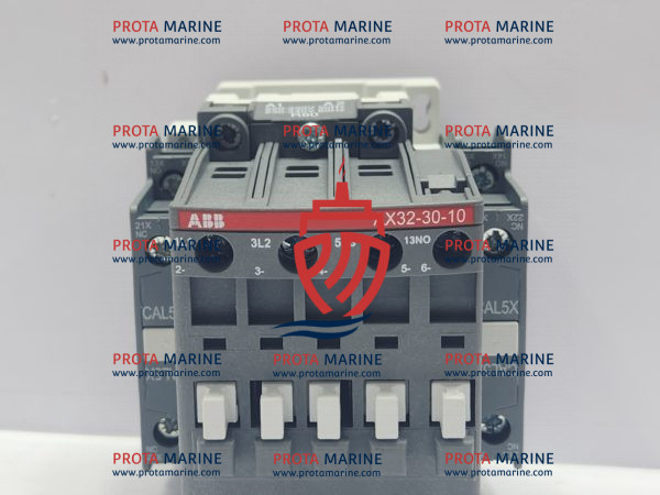 ABB AX32-30-10 Contactor with CAL5X-11 Auxiliary Contact Block – Marine Switchgear - Image 2