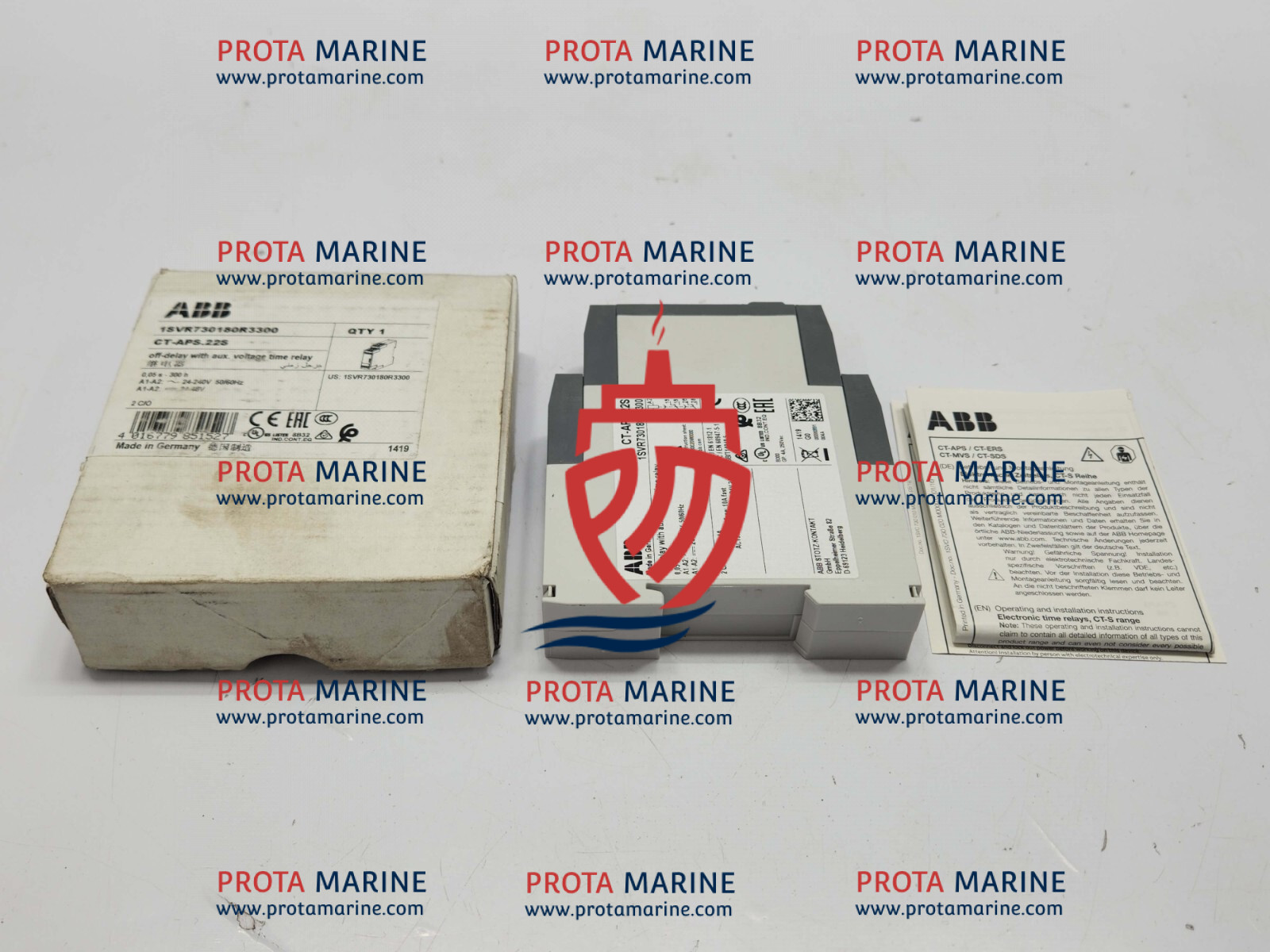 ABB CT-APS.22S Off-Delay Time Relay with Aux Voltage | 1SVR730180R3300