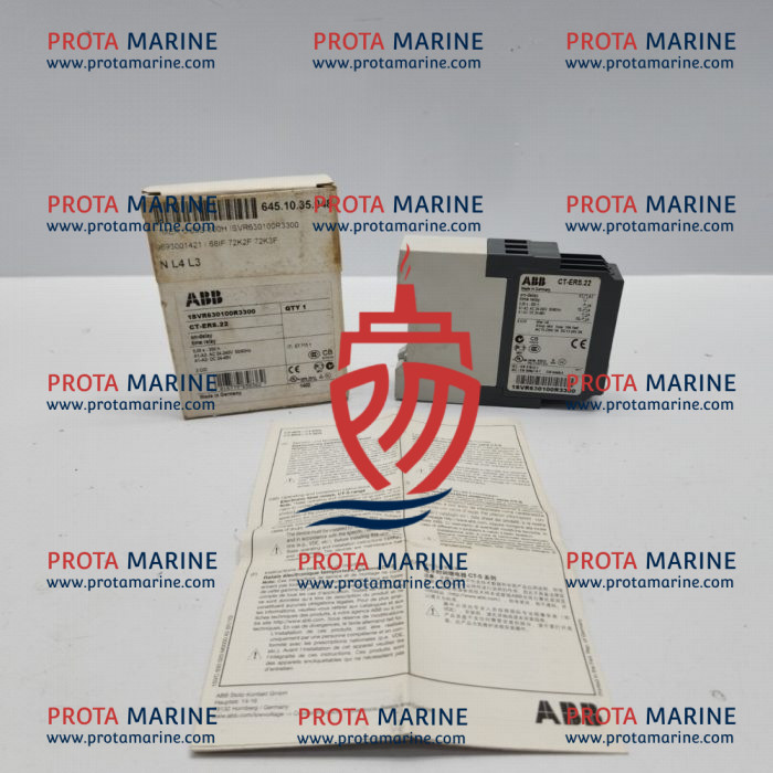 ABB CT-ERS.22 On-Delay Time Relay 1SVR630100R3300 for Marine Control Systems