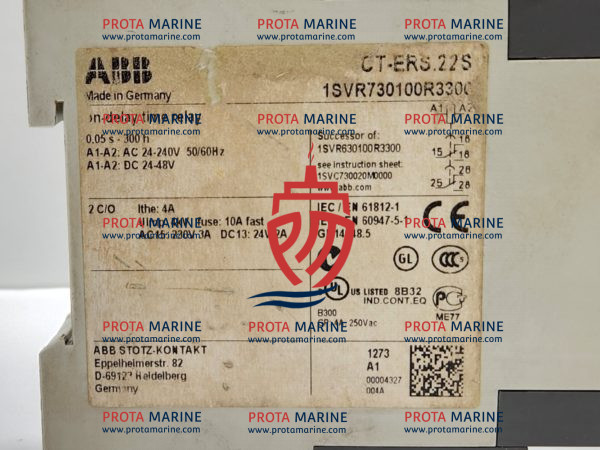 ABB CT-ERS.22S On-Delay Time Relay 1SVR730100R3300 | Marine Control - Image 4