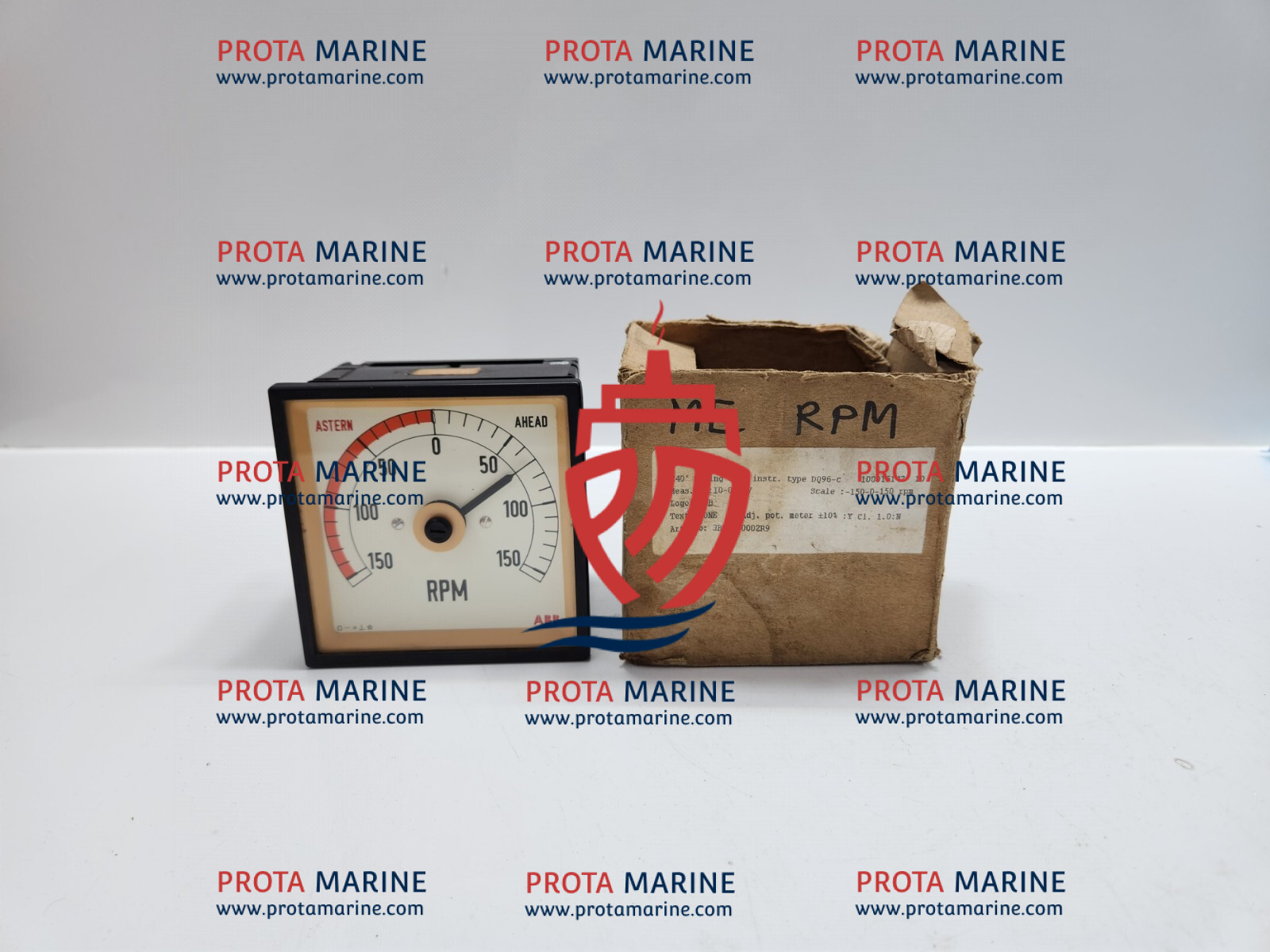ABB DQ96-C RPM Meter | Marine Moving Coil Speed Instrument