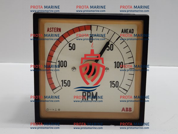 ABB DQ96-C RPM Meter | Marine Moving Coil Speed Instrument - Image 3