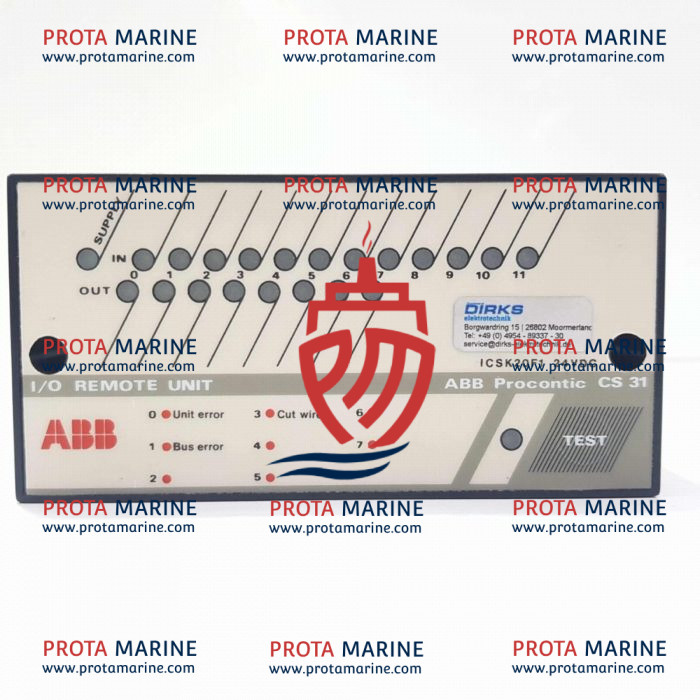 ABB ICSK20F1 I/O Remote Unit Procontic CS 31 24VDC FPR3327101R0202-D