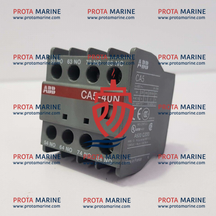 ABB CA5-40N Auxiliary Contact Block for Marine Motor Control Systems