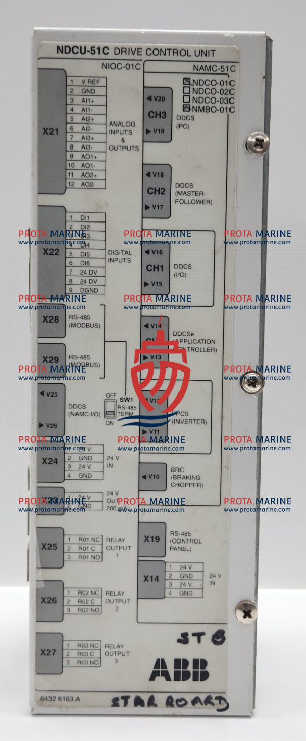 ABB NDCU-51C Drive Control Unit NDCU-51CKFB | Marine Spare Part - Image 2
