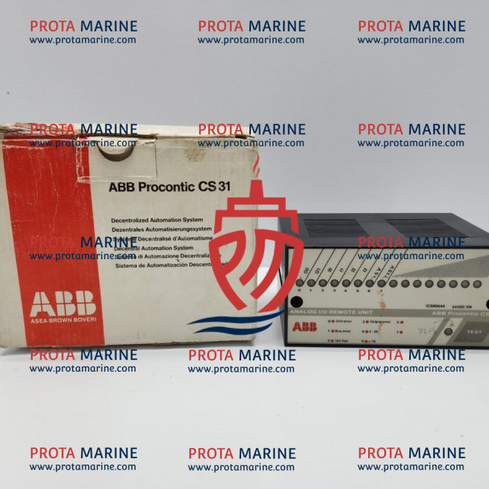 ABB Procontic CS 31 ICSM06A6 Analog I/O Remote Unit | Ship Spares