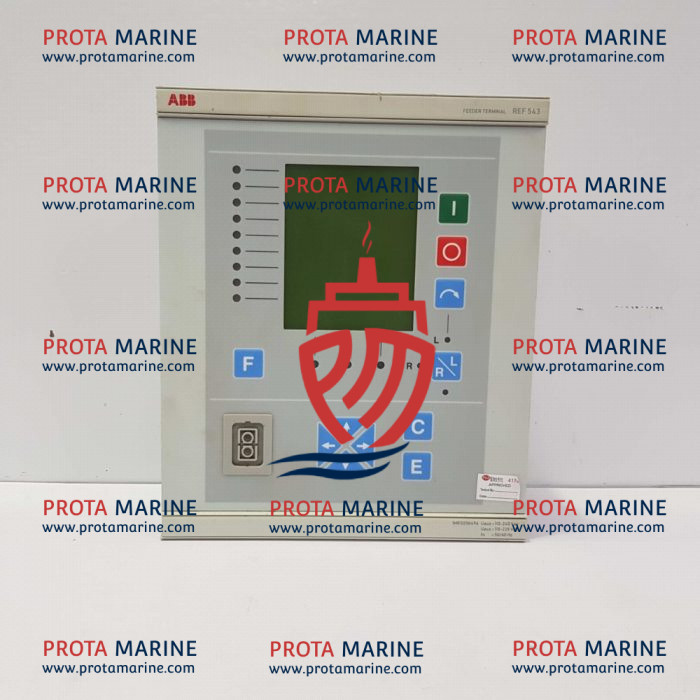 ABB REF 543 Feeder Terminal 1MRS050496 Display Module Rev.C | Marine Spare