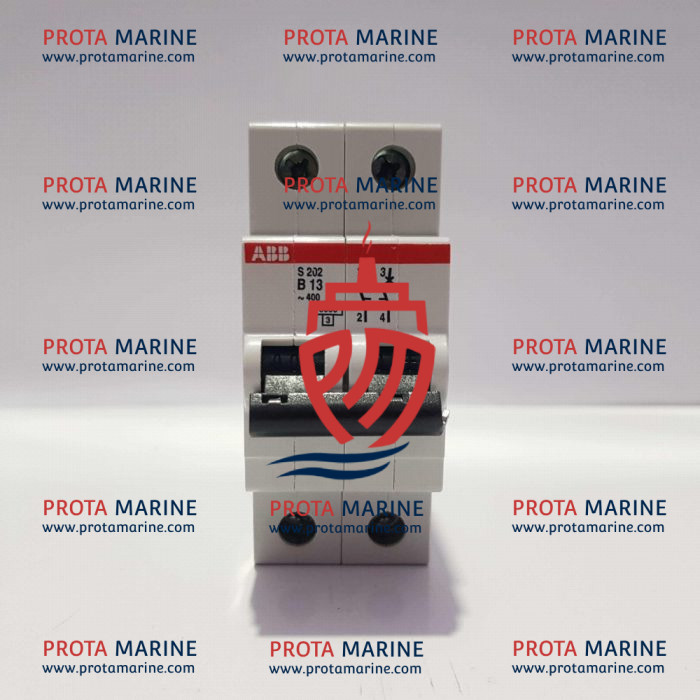 ABB S202-B13 2-Pole Miniature Circuit Breaker 2CDS252001R0135 | Marine MCB