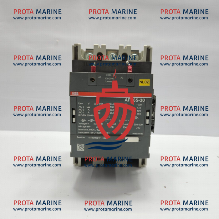 ABB AF265-30 3-Pole Contactor 600V AC 350A | Marine Power Distribution