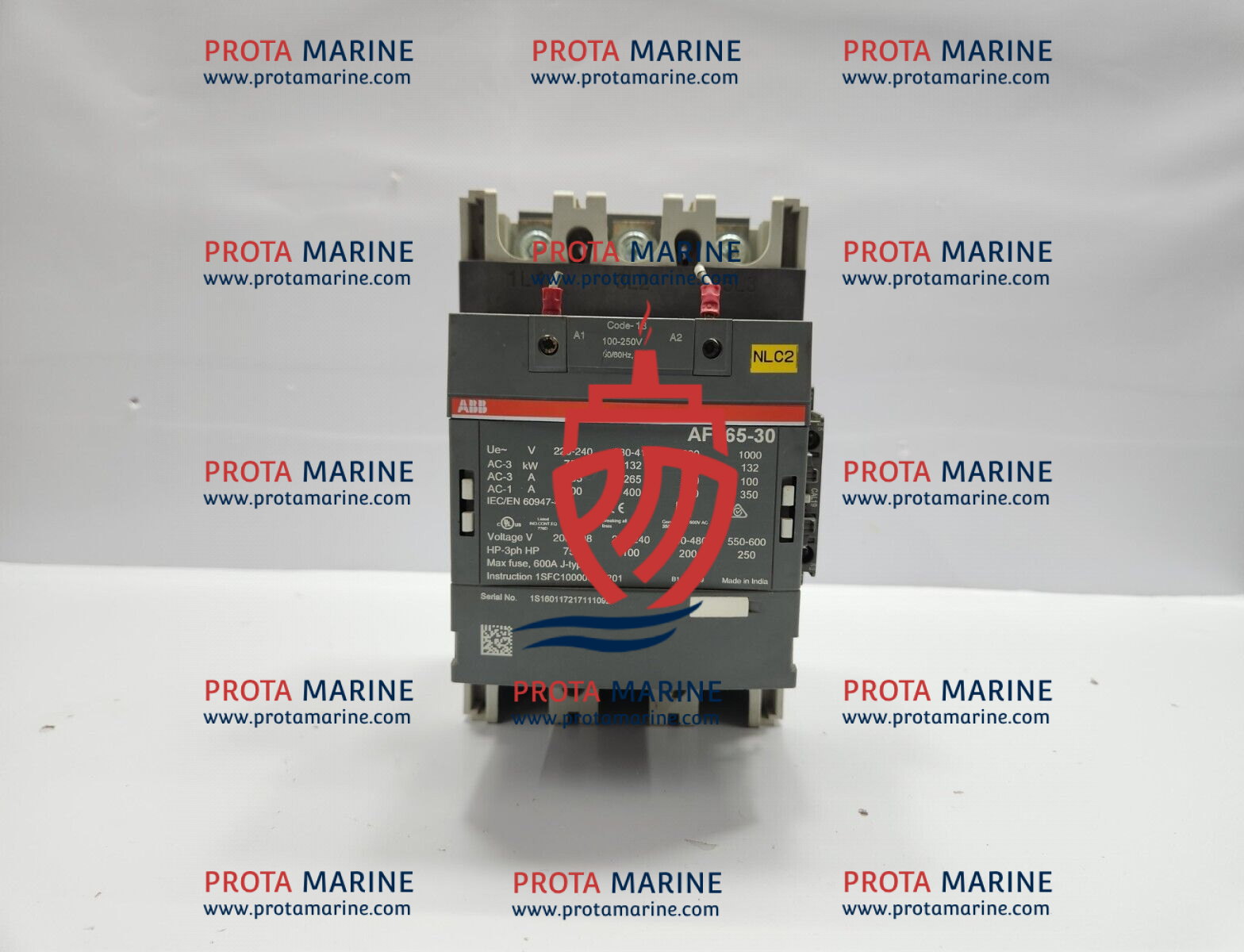 ABB AF265-30 3-Pole Contactor 600V AC 350A | Marine Power Distribution