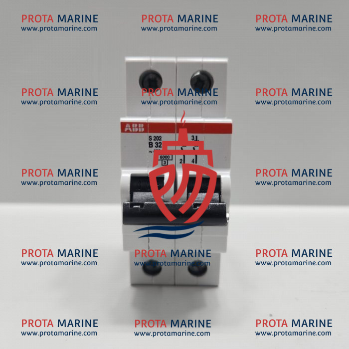 ABB S202-B32 2-Pole Miniature Circuit Breaker 2CDS252001R0325 | Marine MCB
