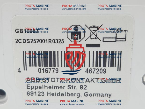 ABB S202-B32 2-Pole Miniature Circuit Breaker 2CDS252001R0325 | Marine MCB - Image 4