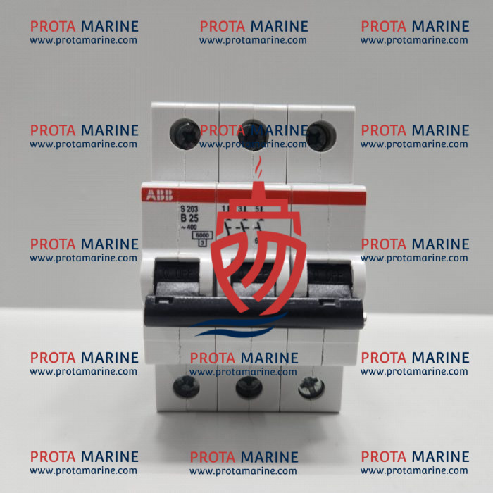 ABB S203-B25 3-Pole Miniature Circuit Breaker 2CDS253001R0255 | Marine MCB
