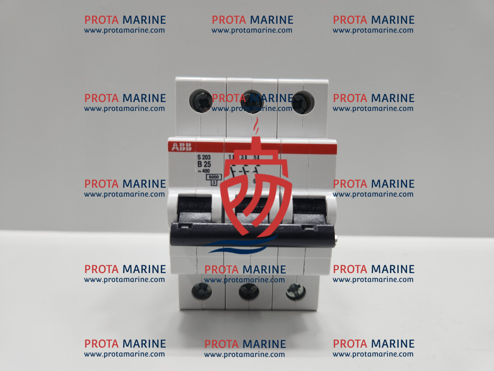 ABB S203-B25 3-Pole Miniature Circuit Breaker 2CDS253001R0255 | Marine MCB