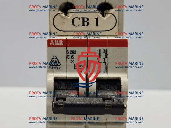 ABB S262 C6 Circuit Breaker – 277/480V AC Miniature CB for Marine Electrical Systems - Image 3