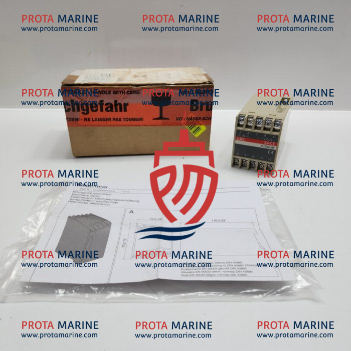 ABB SACE 1SD A038320 R1 Electronic Time Delay Relay YU 702209/80 5 for Marine Circuit Breakers