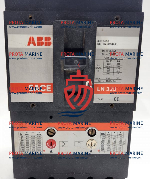 ABB SACE LN320 Circuit Breaker 320A 690V – Marine Electrical Distribution - Image 3