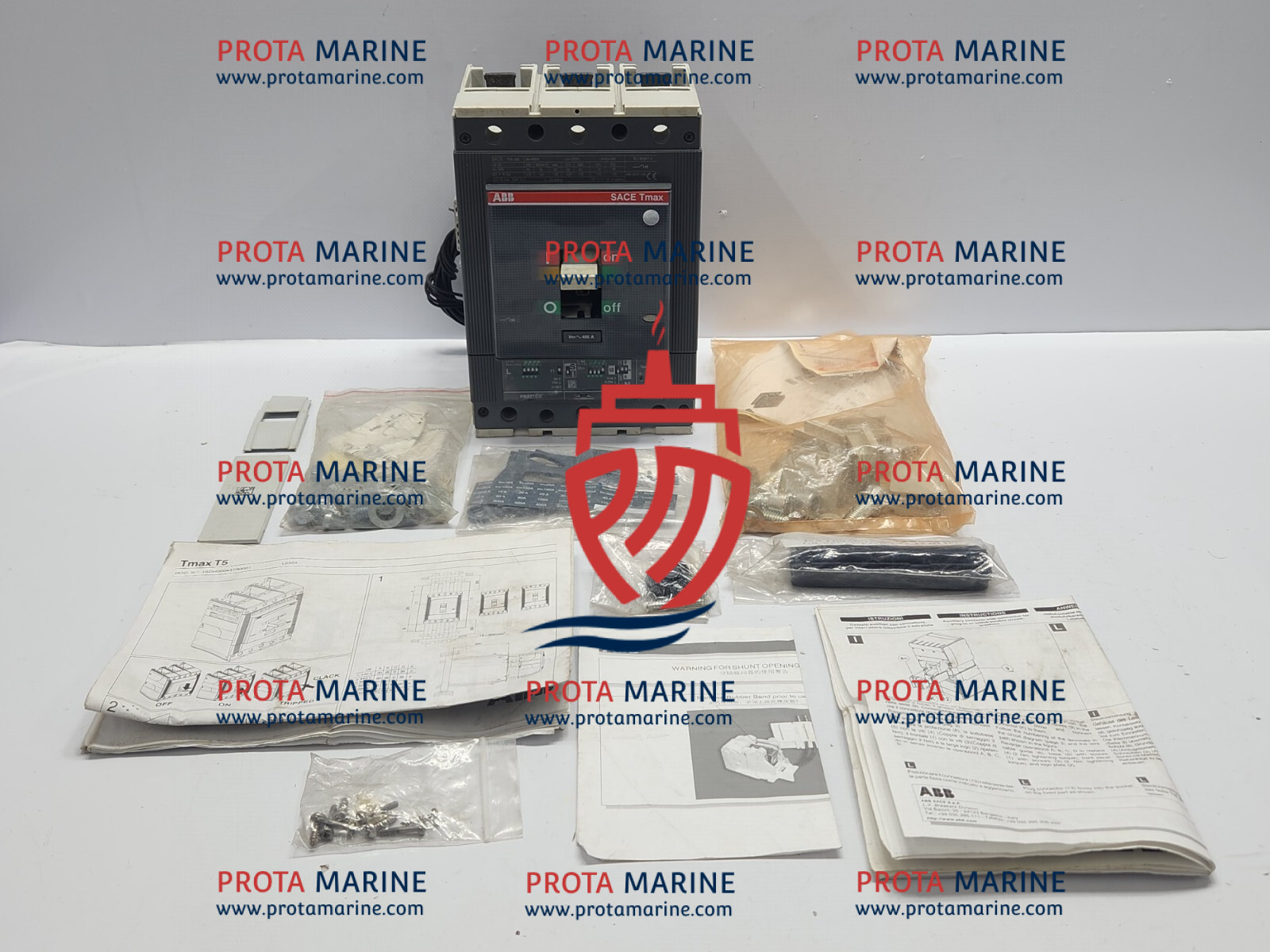 ABB SACE TMAX T5N 400 Three Pole Circuit Breaker – Marine Electrical Protection