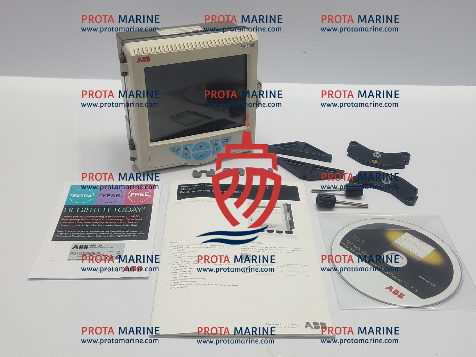 ABB SM500F Field-Mount Paperless Recorder SM504FC with DataManager Pro Software