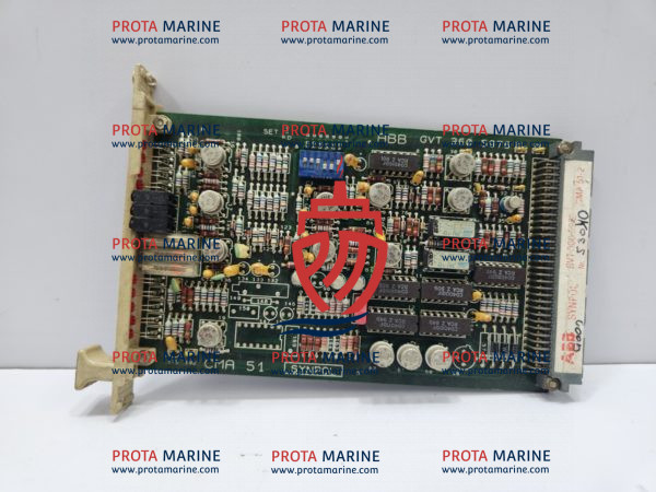 ABB Synpol CMA 51 GVT 360 5976 PCB Card CMA 51-2 Marine Automation - Image 3