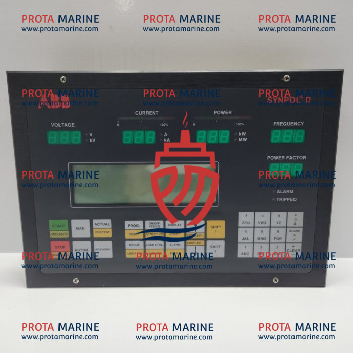 ABB Synpol D CMA 140 Generator Control & Management Display Panel 3DDE 300 420