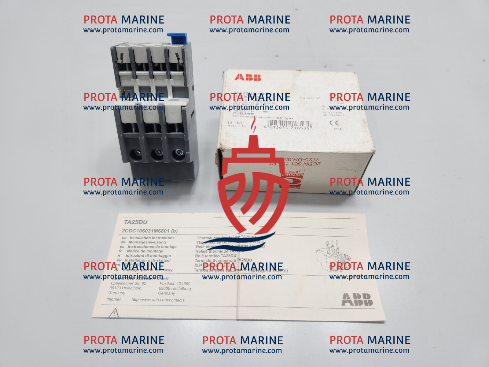 ABB TA25DU-1.8 Thermal Overload Relay | Marine Ship Spares