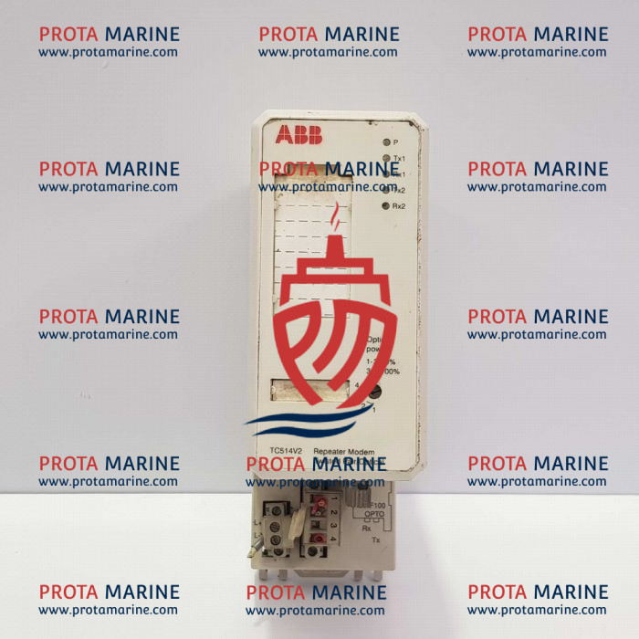 ABB TC514V2 Twisted Pair Optical Repeater Modem 3BSE013281R1 Marine Automation