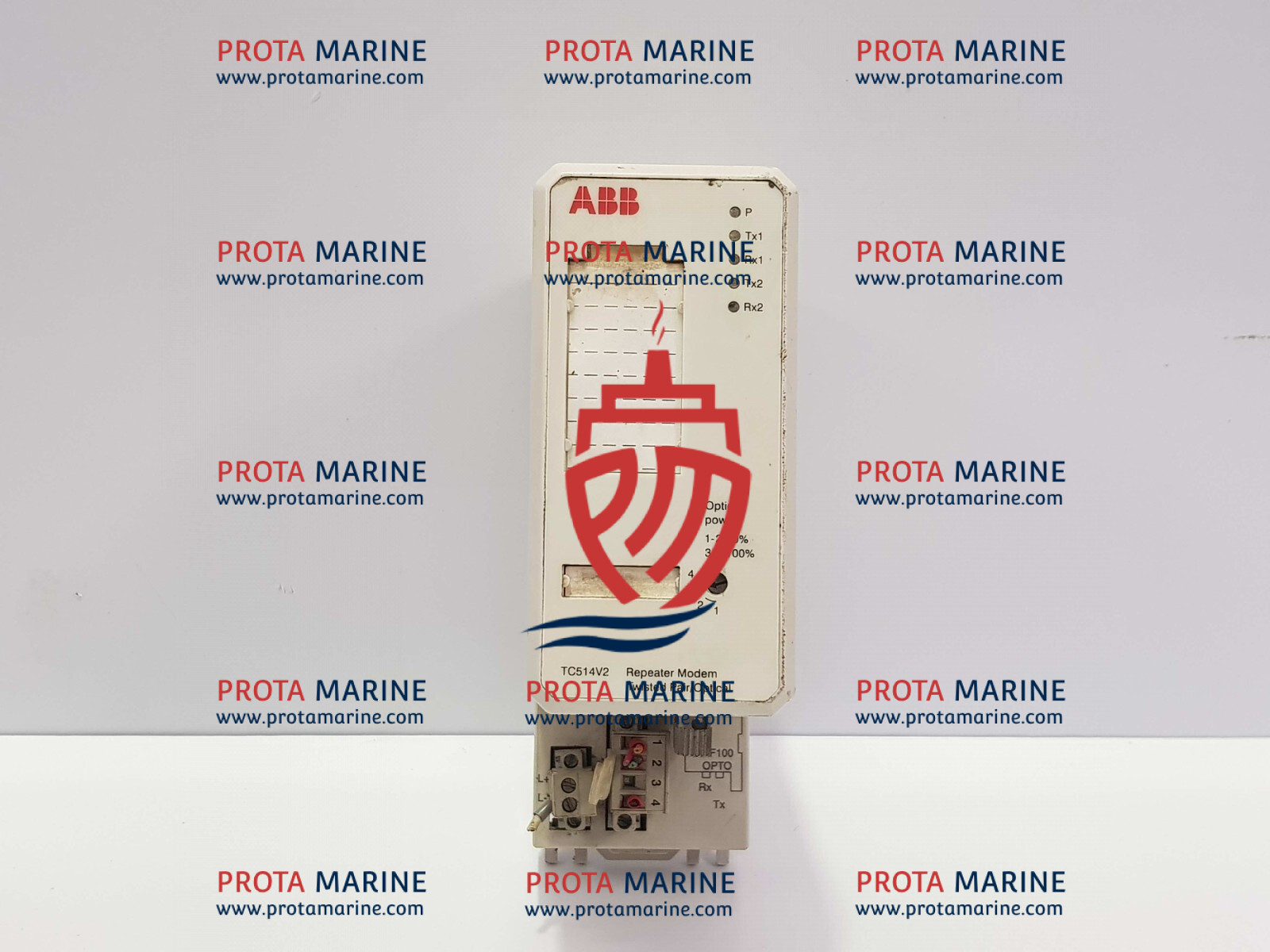 ABB TC514V2 Twisted Pair Optical Repeater Modem 3BSE013281R1 Marine Automation
