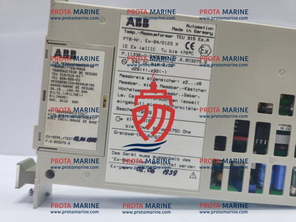 ABB TEU 315 EX Transmitter for Temperature EX-84/2123 X | Marine Spare - Image 2
