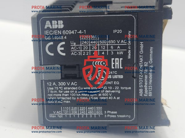 ABB VB6A-30-10 Mini Reversing Contactor for Marine Electrical Systems - Image 3